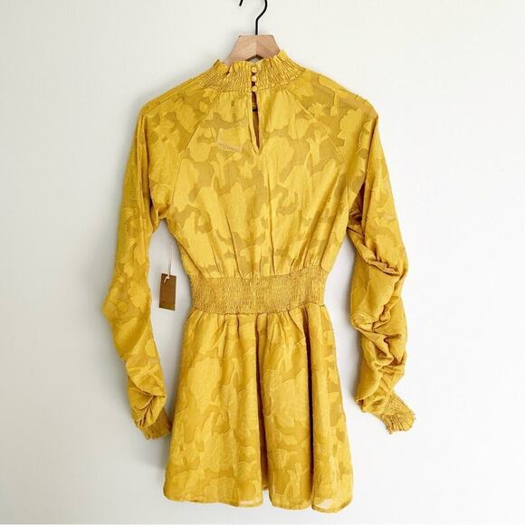 Forever 21 Gold Mock Turtleneck Dress - Picture 4 of 7